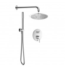 AQM8404CR Набор для комплектации душа со смесителем, хром AQM8404CR