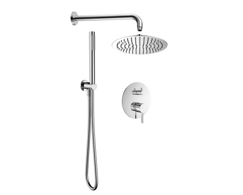 AQM8404CR Набор для комплектации душа со смесителем, хром AQM8404CR