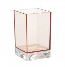 Laufen Kartell Стакан 7х7х12см., настольный, пластик, цвет: пудровый розовый. 3.8233.0.093.000.1