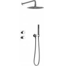 Душевой комплект AltroBagno Unione 040407 Cr, С ВНУТРЕННЕЙ ЧАСТЬЮ, хром