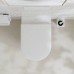 Hansgrohe EluPura Original S Сиденье для унитаза, с микролифтом, с верхним креплением, цвет: белый. 60148450
