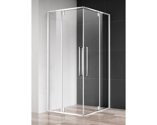 Душевой уголок 9009001950мм., стекло 6мм, цвет профиля хром. AQM7102