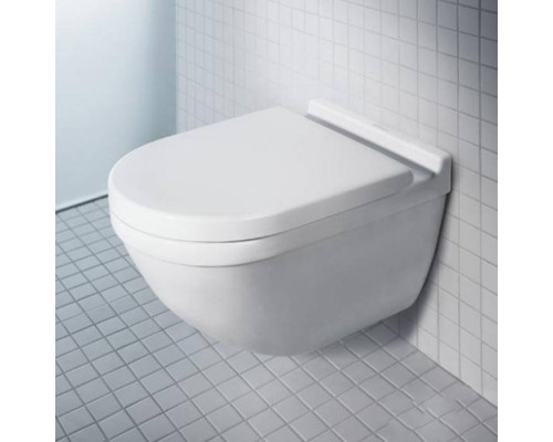 Duravit Starck 3 Комплект: подвесной унитаз 54х36см, сиденье с мягким закрыванием. 42250900A1 (222509+006389)