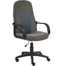 Компьютерное кресло TetChair Parma флок серый 29, ткань серая TW-12
