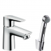 Hansgrohe Talis E, Смеситель для раковины с гигиеническим душем, с донным клапаном, Цвет: хром. 71729000