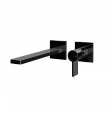 Gessi Inverso  Rigato Внешняя часть настенного смесителя для раковины, цвет: Black Metal PVD. 73588#706