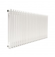 Трубчатый радиатор ТЕПЛОФОРТ ТР2057, 24 секции, боковое подключение 3/4”, белый глянец 200097