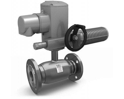 Кран шаровой стальной LD КШ.Ц.Ф.Р Ду80, 3 , Ру25 фланц. соед. с редуктором. 11110809252RULD000000000