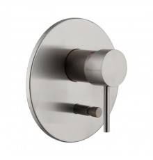 Fima Carlo Frattini Spillo Steel F3079X2INOX Смеситель для ванны и душа встроенный, с переключателем на 2 источника, цвет: INOX. F3079X2INOX