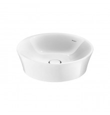 Duravit White Tulip Раковина накладная Oslash;50см, без перелива, без отв., WonderGliss, цвет: белый. 23655000701