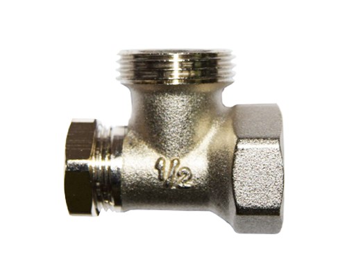 Клапан запорный SR Rubinetterie угловой ВР-НР 1/2 х3/4 ,без хвостовика M513-1500N000