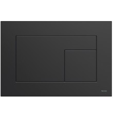 TECEvelvet 9240732 Панель смыва, 2 объёма, 220х150х5 мм, FENIX-против отпечатков, Черная 9240732