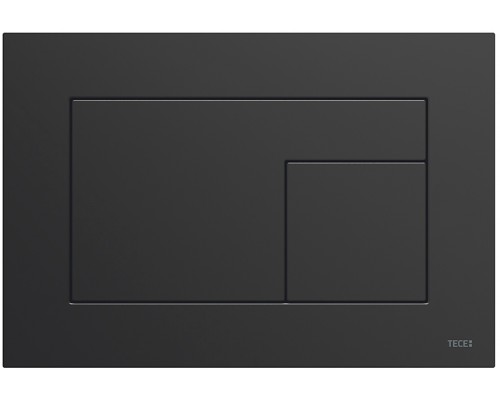 TECEvelvet 9240732 Панель смыва, 2 объёма, 220х150х5 мм, FENIX-против отпечатков, Черная 9240732