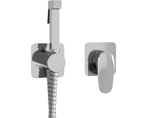 Гигиенический душ Wasserkraft Weida A3151.271.057.136 со смесителем, С ВНУТРЕННЕЙ ЧАСТЬЮ, хром