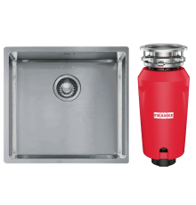 Комплект Мойка Franke Box BXX 210-45 нержавеющая сталь + Измельчитель