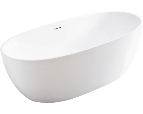 Акриловая ванна Vincea VBT-405-1700 170x80 см, отдельностоящая, овальная, с ножками, со сливом-переливом
