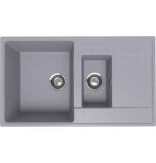 Мойка кухонная Ulgran Quartz Prima 860 бетон
