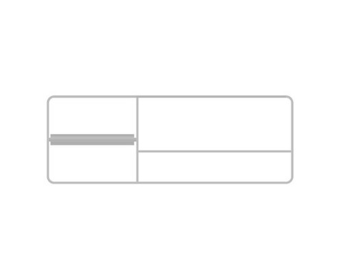 Bertocci Fly Релинг металлический 34см для аксессуаров из композита, с полотенцедержателем и бумагодержателем, SX, цвет: белый матовый. 149 1505 0200