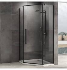 Душевой уголок Abber Ewiges Wasser AG05100B 100x100, профиль черный, стекло прозрачное