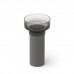 Dea Design Pedestal Basin Раковина 48х48х90см., напольная, без отв., Glasstek, прозрачная смола, цвет: Smoky Black R4. DD2023 480 R4