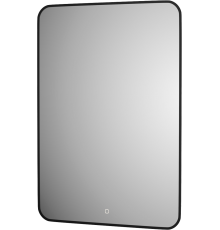 Зеркало Defesto Aura DF 2969S 70x100 с нейтральной подсветкой, сенсорный выключатель, черное