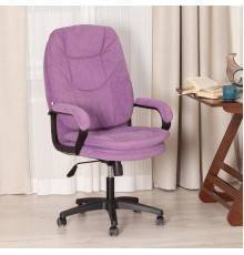Кресло руководителя TetChair Comfort LT 22, велюр vivaldi, лаванда 18