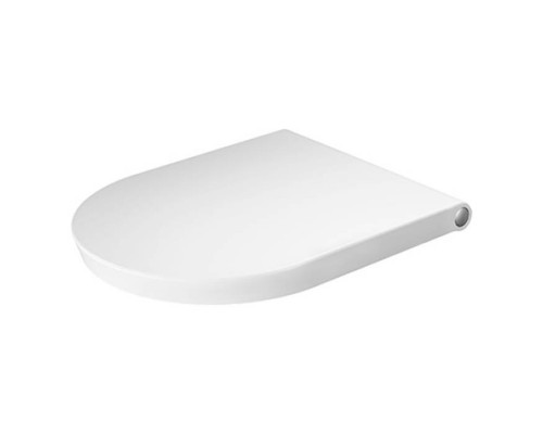 Duravit White Tulip Сиденье с крышкой для унитаза, с автоматическим закрыванием, петли хром, цвет: белый. 0027090000 Duravit White Tulip Сиденье с крышкой для унитаза, с автоматическим закрыванием, петли хром, цвет: белый. 0027090000