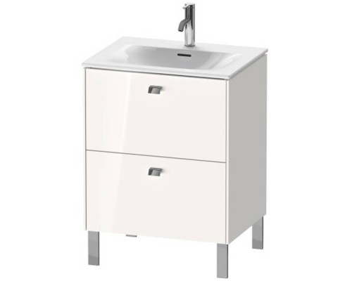 Duravit Brioso База напольная 62x47.9x68.5см с раковиной, 2 ящика, цвет: глянцевый белый. BR451002222,  23446300001