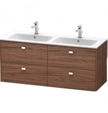 Duravit Brioso Тумба подвесная 129x47.9х55.3см, с раковиной, с 4 выдвижными ящиками, цвет: каштан темный. 2336130000,  BR410601021