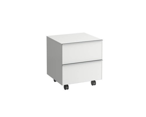 Laufen Space Шкаф на колесиках 535x495(520)x500(580) мм, 2 ящика, белый матовый. 4.1119.2.160.100.1 Laufen Space Шкаф на колесиках 535x495(520)x500(580) мм, 2 ящика, белый матовый. 4.1119.2.160.100.1