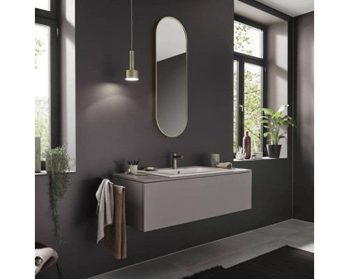 Hansgrohe Talis E Смеситель для раковины, 1 отв., без донного клапана, цвет: шлифованная бронза. 71712140 Hansgrohe Talis E Смеситель для раковины, 1 отв., без донного клапана, цвет: шлифованная бронза. 71712140