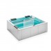 Gruppo Treesse Rest Минибассейн 240x195х85см., хромотерапия 1, озон. дезинф. внешняя панель VTR, автонаполнение и дренаж, нагрев3KW, цвет: белый. 212CUPXAN, V192HXBNB220O0SI