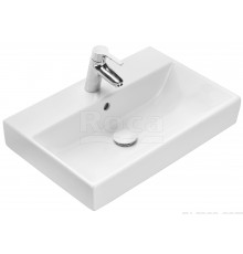 Roca 7.3274.C.400.Y Oleta Раковина накладная 600х390х163 мм, с отв. под смеситель, с отв. перел. 3274C400Y