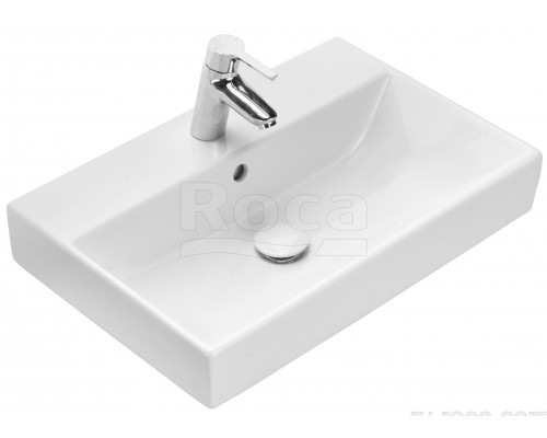 Roca 7.3274.C.400.Y Oleta Раковина накладная 600х390х163 мм, с отв. под смеситель, с отв. перел. 3274C400Y