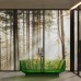 Dea Design Shadow Ванна 170х72х56см., отдельностоящая, Glasstek, прозрачная смола, цвет: Emerald R3. DD8675 1700 R3