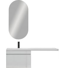 Мебель для ванной комнаты Vigo Urban 60 L 1 ящик, под стиральную машину, белая