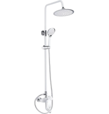 Душевая стойка Shevanik S9836F белый, хром