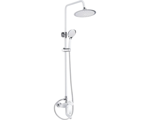 Душевая стойка Shevanik S9836F белый, хром Душевая стойка Shevanik S9836F белый, хром
