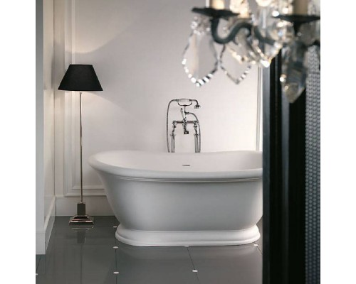 DevonDevon Aurora Ванна из минерального литья отдельностоящая 171x87xh70,5cм , цвет: белый с сифоном цвет хром. AURORAWH DevonDevon Aurora Ванна из минерального литья отдельностоящая 171x87xh70,5cм , цвет: белый с сифоном цвет хром. AURORAWH