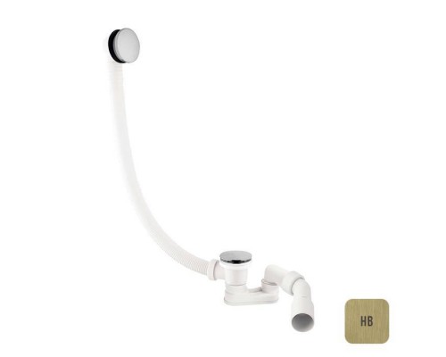 Almar Слив-перелив для ванны, цвет: латунь брашированная PVD. E096003.HB