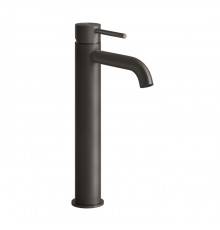 Gessi 316 Смеситель для раковины, на 1 отв., высокий, h: 305мм, излив: 123мм, цвет: brushed black metal pvd. 54009#707