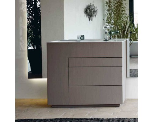 NOORTH milldue edition TOUCH Комплект мебели 100х40х88см, напольный, 3 ящика, слив в пол, раковина Milltek, смеситель H2O, цвет: Argilla матовый. 9612, 2918.2.16 NOORTH milldue edition TOUCH Комплект мебели 100х40х88см, напольный, 3 ящика, слив в пол, раковина Milltek, смеситель H2O, цвет: Argilla матовый. 9612, 2918.2.16