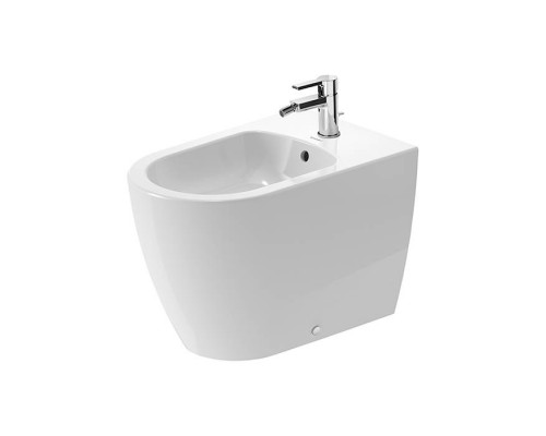Duravit Me by Starck Биде напольное приставное 37х60см., с 1 отв., с креплением, с WonderGliss, цвет: белый. 22891000001 Duravit Me by Starck Биде напольное приставное 37х60см., с 1 отв., с креплением, с WonderGliss, цвет: белый. 22891000001