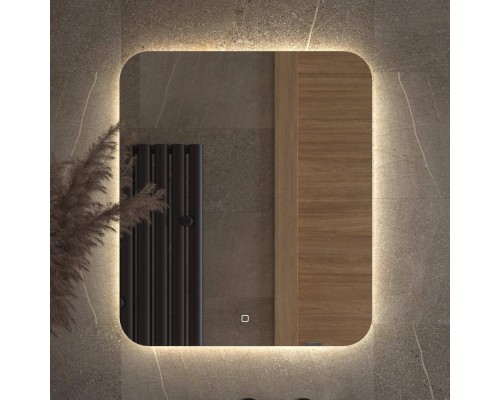Зеркало Defesto Opti DF 2806S 60х70 с LED-подсветкой, 4500К, сенсорный выключатель Зеркало Defesto Opti DF 2806S 60х70 с LED-подсветкой, 4500К, сенсорный выключатель