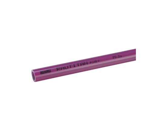 Труба отопительная REHAU Rautitan pink+ 20х2,8мм, бухта 120 м 13360521120