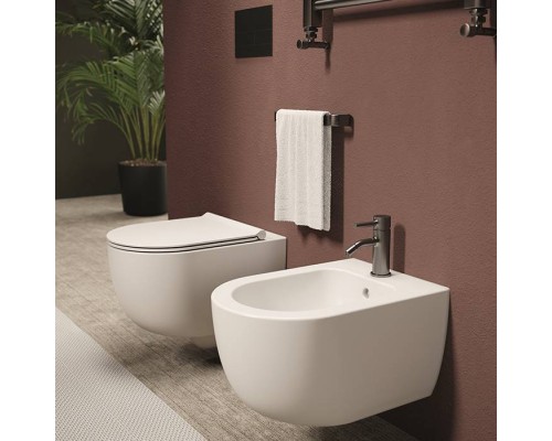 Alice Unica Биде подвесное 55х35см., цвет: белый глянцевый. 32250101,  FIX10