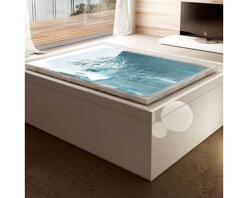 Ванна встраиваемая, Gruppo Treesse Fusion 230 230x180xh67 см, с гидромассажем с цифровой системой, системой дезинфекции и системой автоматической рециркулиции, цвет: белый.. V863D+V863F+STATA+CROLED Ванна встраиваемая, Gruppo Treesse Fusion 230 230x180xh67 см, с гидромассажем с цифровой системой, системой дезинфекции и системой автоматической рециркулиции, цвет: белый.. V863D+V863F+STATA+CROLED