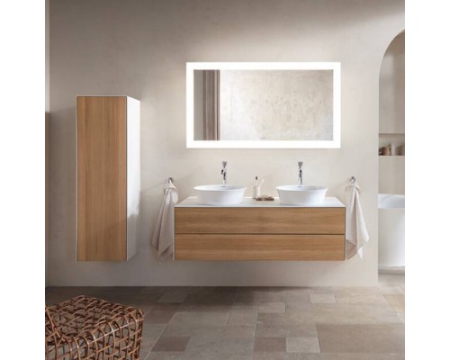 Duravit White Tulip Раковина накладная Oslash;50см, без перелива, без отв., WonderGliss, цвет: белый. 23655000701