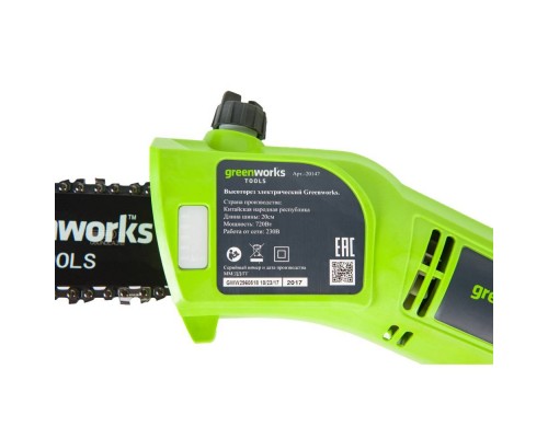 Высоторез электрический Greenworks GPS7220 Высоторез электрический Greenworks GPS7220