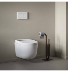 Artceram Hype Унитаз-биде 38х59см., подвесной, безободковый, saniglaze, soft-close, с пультом управления, цвет: белый. KHYV001 01 00